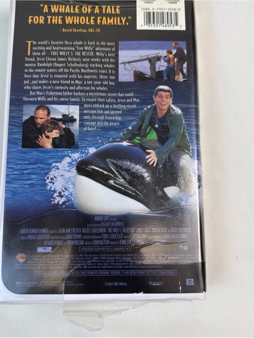 Free Willy Trilogy VHS Collection
